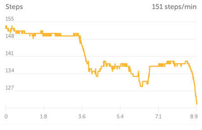 runkeeper track steps