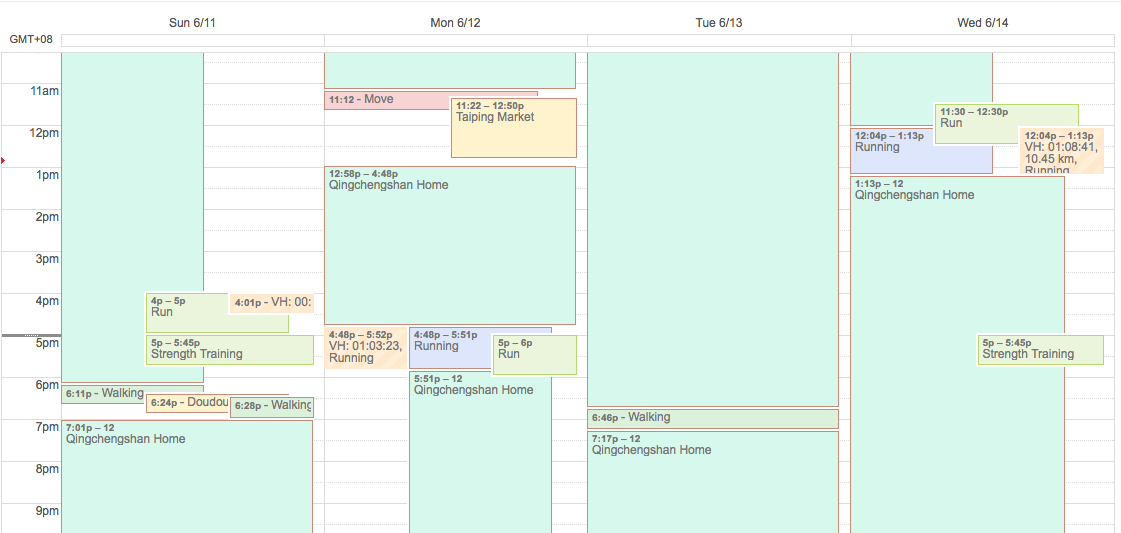 tracking calendar