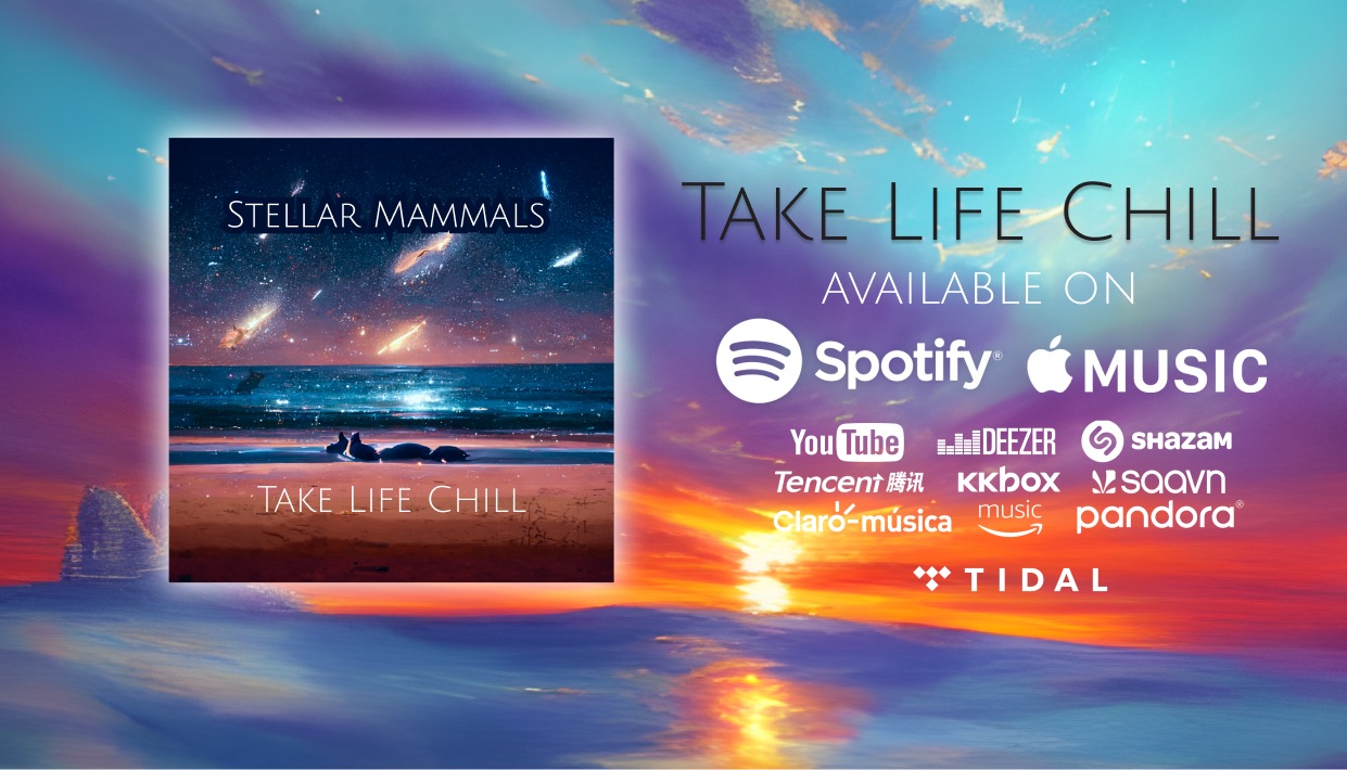 Take Life Chill by Stellar Mammals: My First Music Album Release