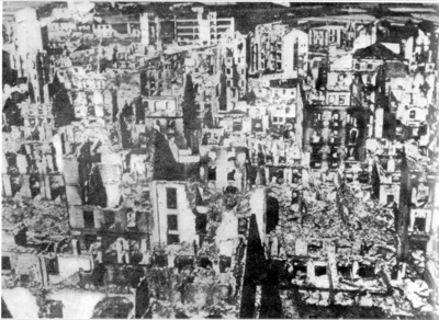 Scenes from the Historical Event at Guernica during Spanish Civil War