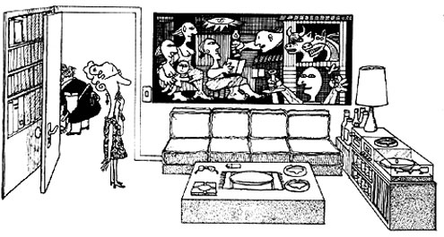 Quino's Politicial or Editorial Cartoon about Class: After